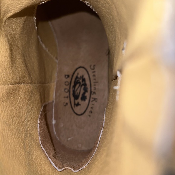 Sterling River Women's Size 8.5 Brown with Black Embroidery R-Toe Booties SR6012 - Picture 8 of 8